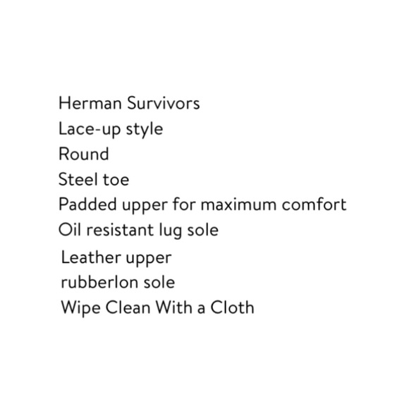 Herman Survivors Oakridge Leather Steel Toe Work Boots - Picture 9 of 14